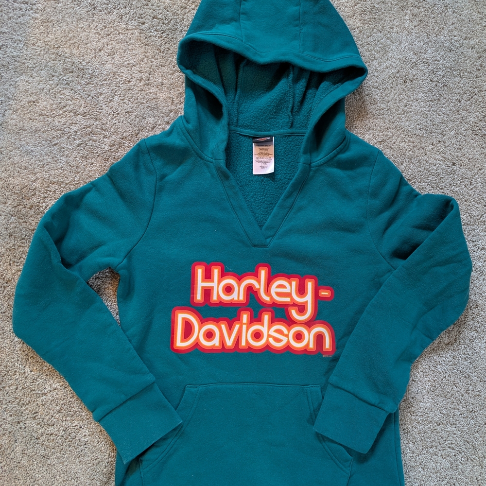 Harley-Davidson Teal Hoodie